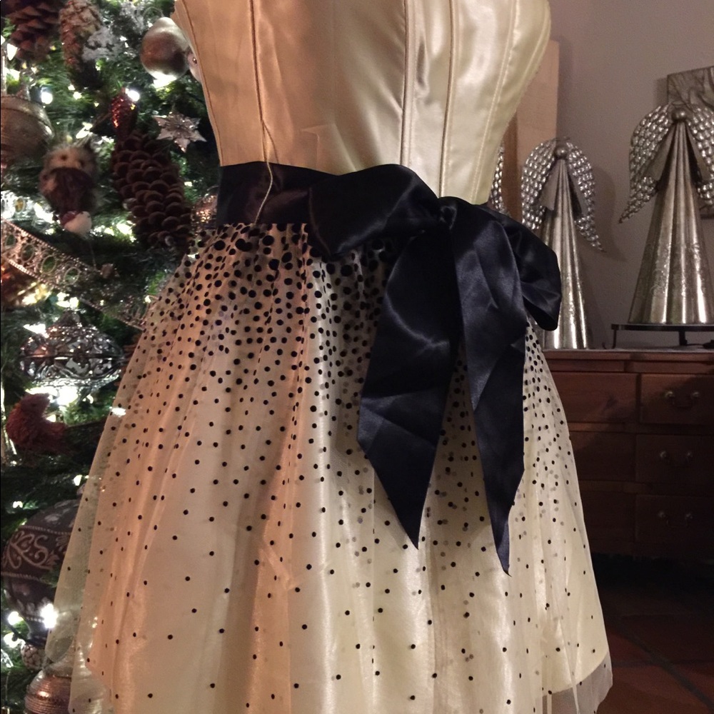 Jessica McClintock for Gunne Sax Party Dress corset with tule.